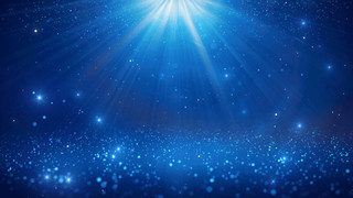 蓝色粒子舞台星光背景蓝色粒子背景GIF动态图科技背景